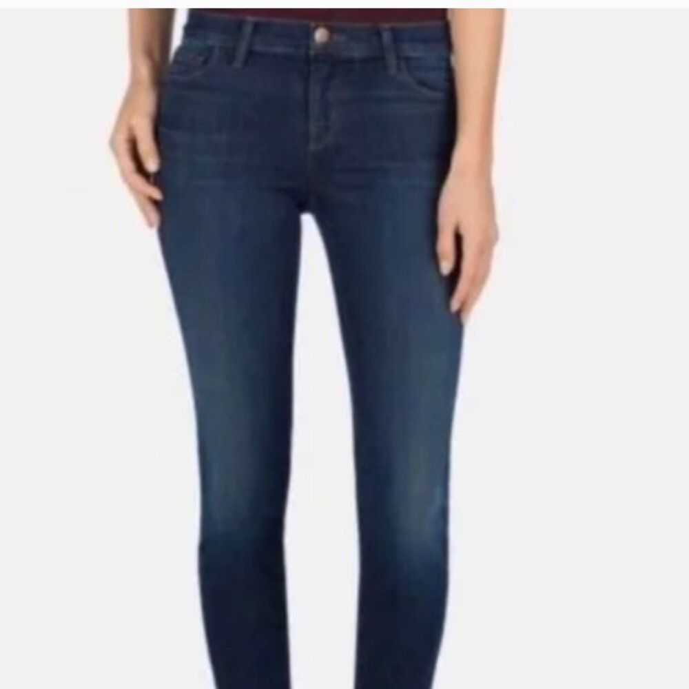 J BRAND Midrise Skinny Jean in Storm Size 26